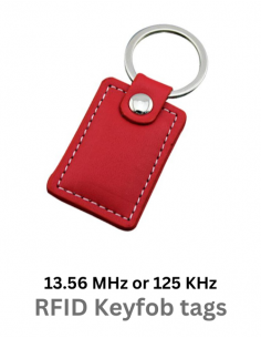 พวงกุญแจหนัง RFID