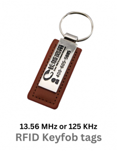 พวงกุญแจหนัง RFID