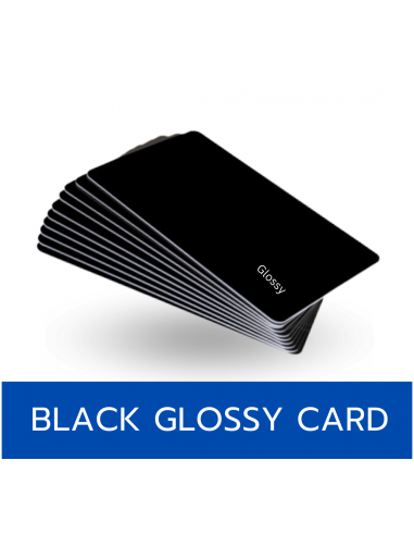 บัตรสีดำแบบเงา