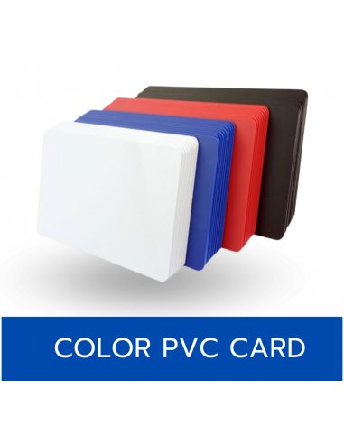 บัตรสี PVC 0.76 มม.