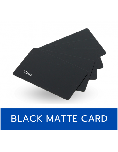 บัตรสีดำแบบด้าน 0.76 มม.