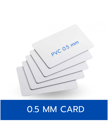 บัตรพีวีซี 0.5 มม. 500 ใบ