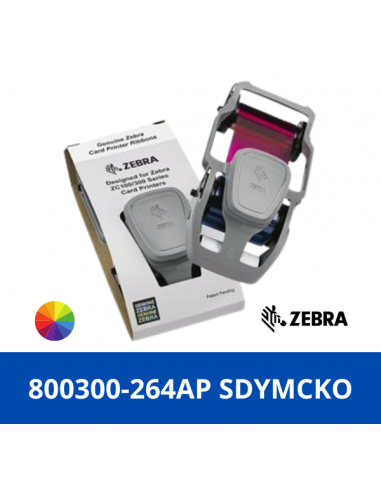 Zebra 800300-264AP, SDYMCKO ribbon-200 Prints