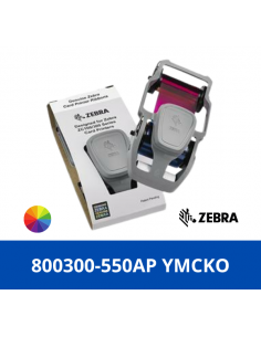 Zebra 80030-550AP, YMCKO...