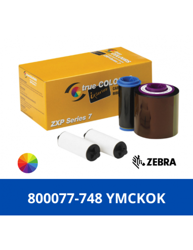 800077-748 YMCKOK ,250 images ZXP7,HS