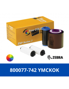Zebra 800077-742 YMCKOK ,750 images ZXP7,HS for Ribbon