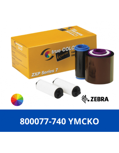 Zebra 800077-740 YMCKO,250 images