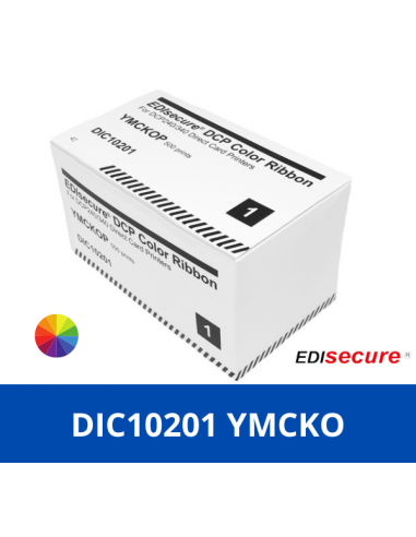 EDIsecure DIC10201 YMCKO ribbon