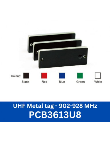 UHF Metal Tag PCB3613U8 สำหรับแผ่นวงจร PCB