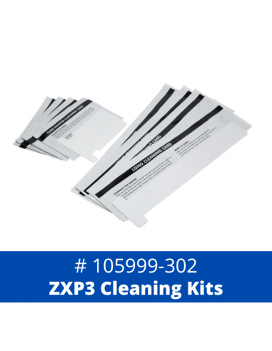 ชุดทำความสะอาด Zebra ZXP3 -105999-302