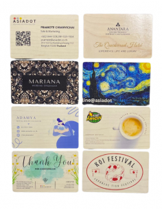 บัตรไม้ RFID พร้อมสกรีน