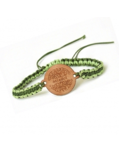 สายรัดข้อมือ RFID ไม้แบบเชือก