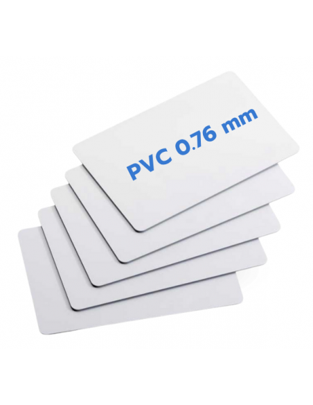 Pvc Card Mini ฺBlank PVC Card 0.76 mm. 500 pcs for PVC Cards