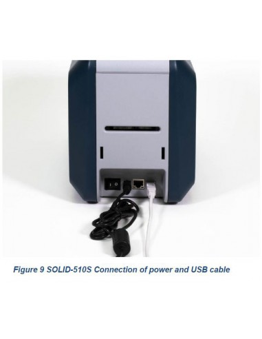 SOLID 510S เครื่องพิมพ์บัตร แบบหน้าเดียว สำหรับ หน้าหลัก