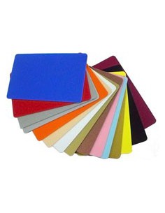 บัตรสี PVC 0.76 มม. 2